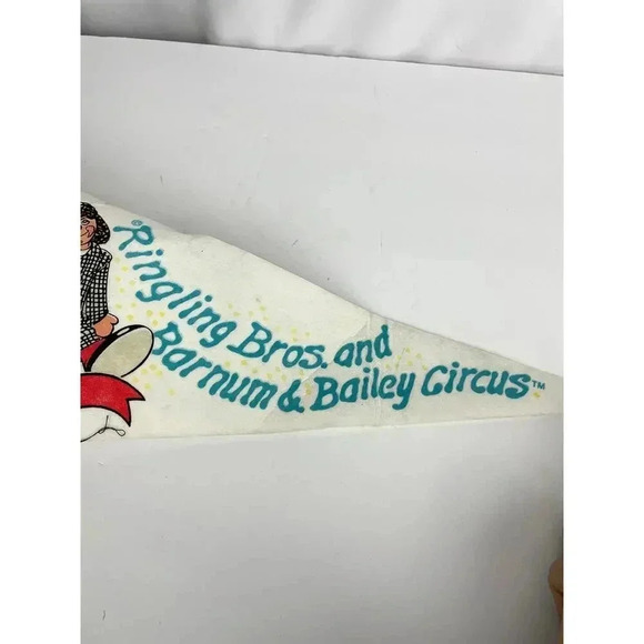 VTG Ringling Bros & Barnum Bailey Circus Flag GREATEST SHOW ON EARTH 125 Yrs - Picture 4 of 12